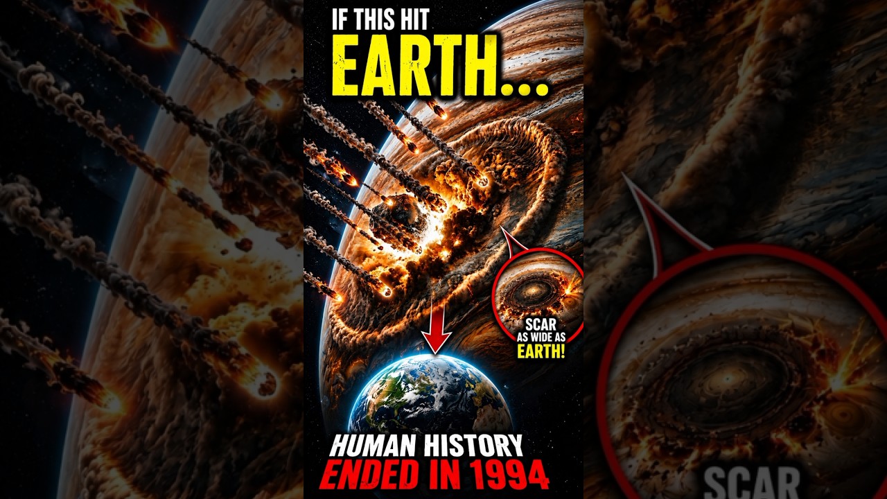 If This Hit Earth in 1994, Human History Would Have Ended #space #jupiter #earth #science #cosmos