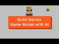 I had AI build a model of Naruto Uzumaki using building blocks