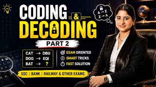 Coding Decoding for SSC 2026 | Part 2 | Top 10 Questions  + Easy Tricks | Reasoning