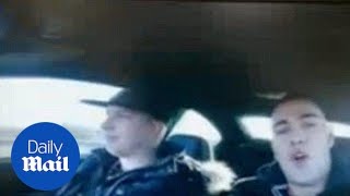 Cocky driver films himself speeding down motorway at 161mph - Daily Mail