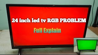 24INCH LED TV RGB COLOUR PROBLEM // RECOVERY IN TAMIL FULL EXPLAIN