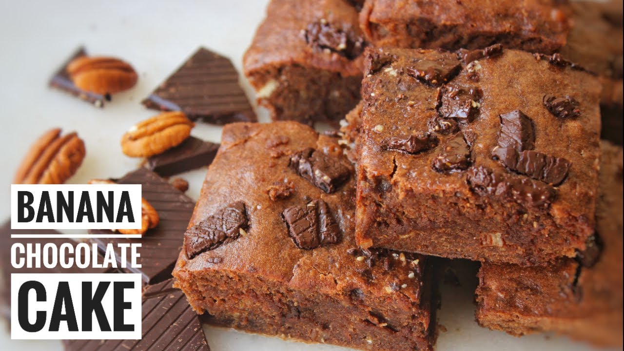 Banana Chocolate Cake - Vegan