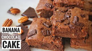 Banana Chocolate Cake - Vegan