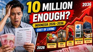 Is 10 Million Rupiah Enough? Indonesia Cost of Living 2026–2036 Will Shock You!