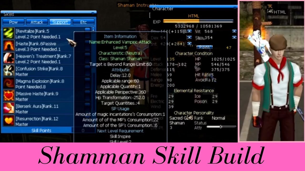 🎮 FS or Shaman | Skill Build | Cap 135 (RAN PH Klasik)