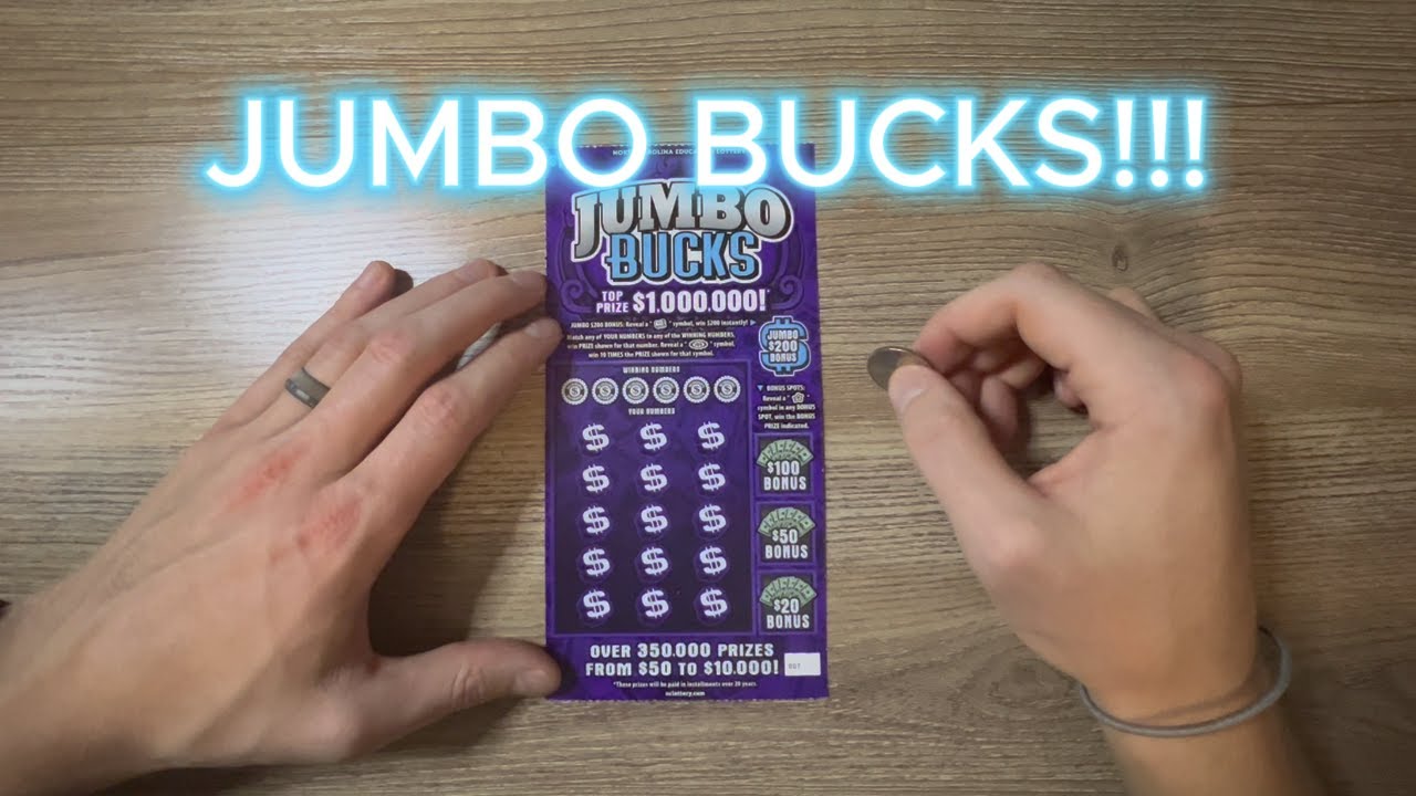 Jumbo Bucks NC Lottery Scratch Offs scratchofftickets lottery YouTube