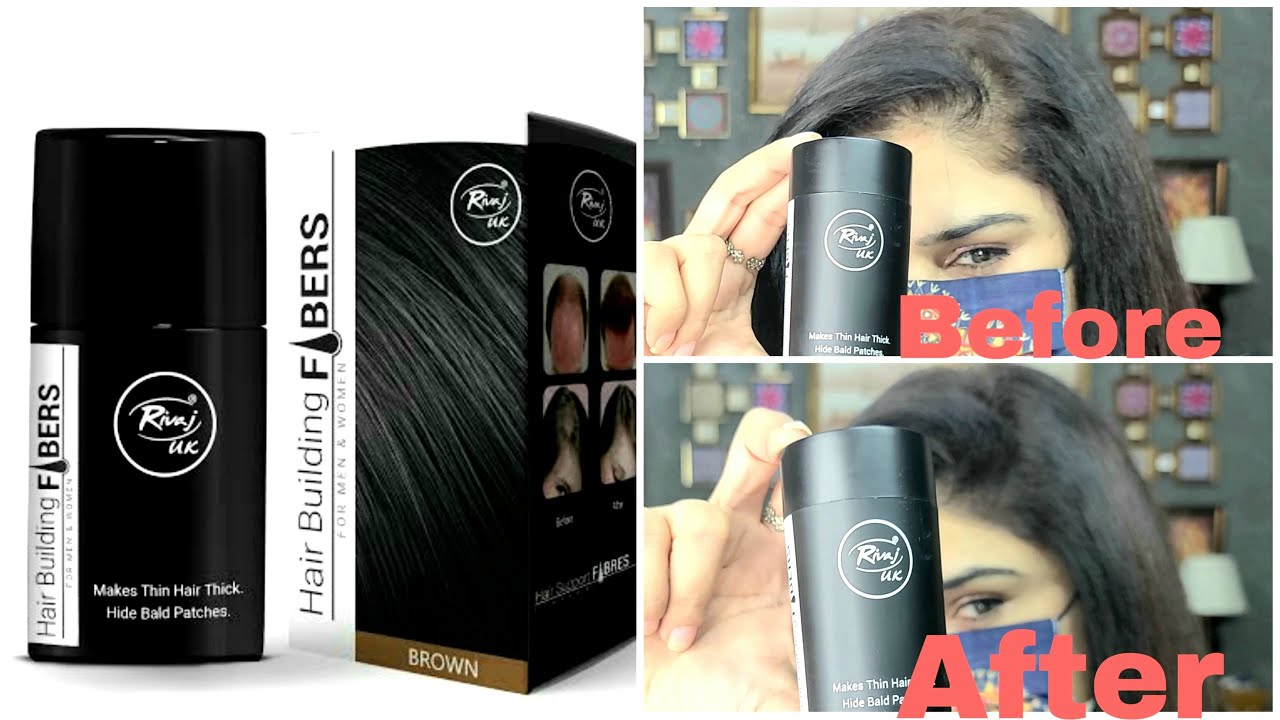 Rivaj Uk Hair Building Fibers Hair Building Fibers My Review YouTube