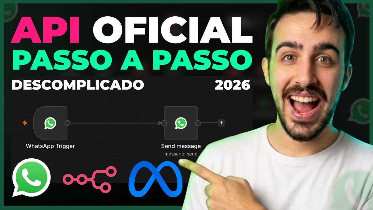 N8N + WhatsApp API Oficial: Integração do ZERO sem Enrolação! Tutorial Fácil para Iniciantes 2026