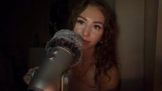 fluffy mic cover +  soft whispers asmr 