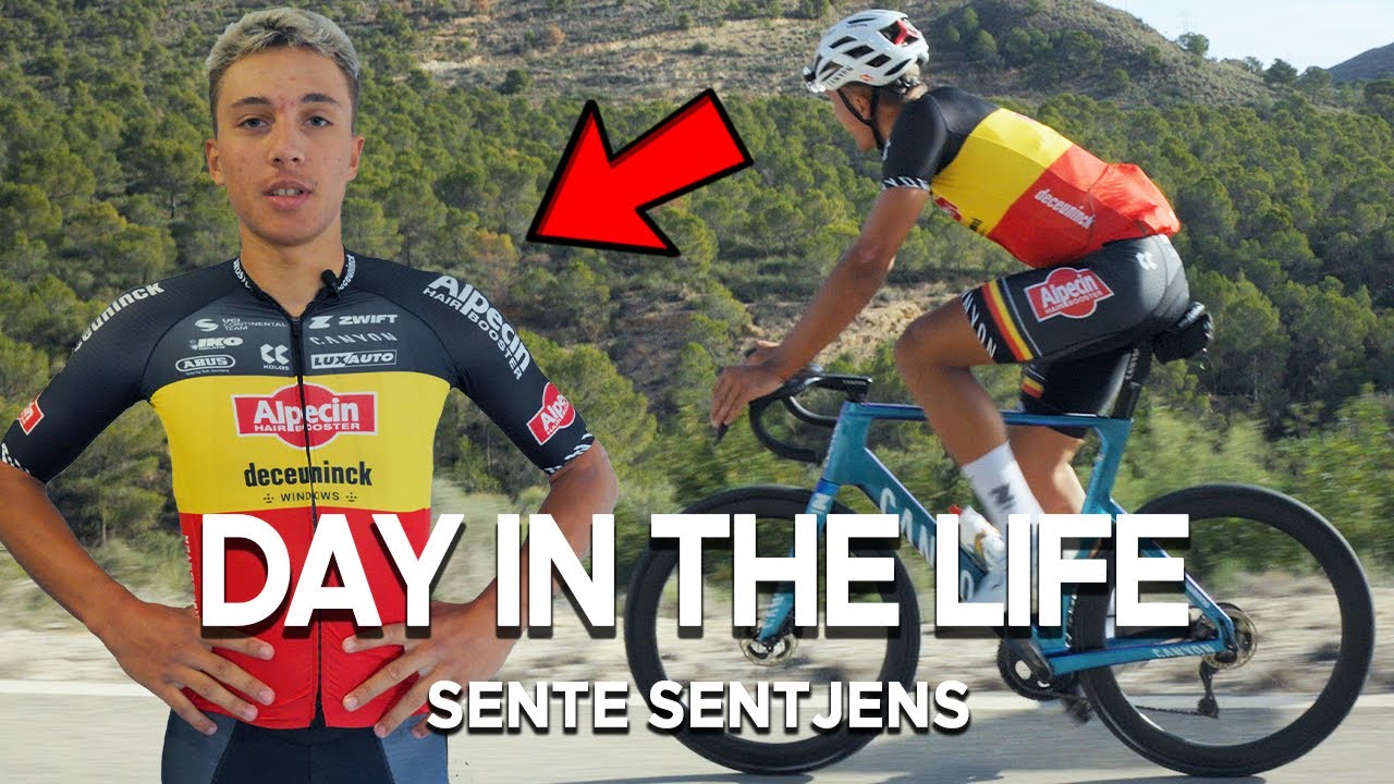 DAY IN THE LIFE OF A PROFESSIONAL CYCLIST ft. Sente Sentjens