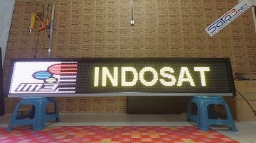 Running TExt Full Color 40x230Cm Wifi