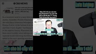 giáo chủ Khamenei (con) mới vừa đe doạ TT Trump ?
