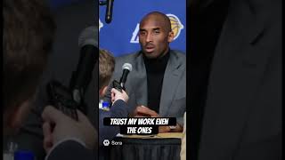 Kobe Bryant Crashed out during post game interview 😳 #kobebryant #kobe #subscribe #aigenerated