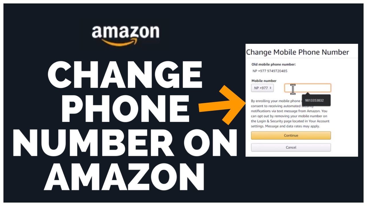How to Change Your Phone Number on Amazon (2023) - YouTube