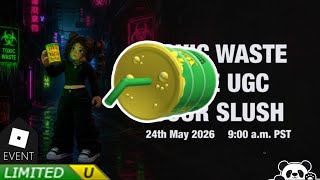 FREE LIMITED UGC | How to get Toxic Waste Sour Drink in hex mall: Play. Win. Wear. on Roblox
