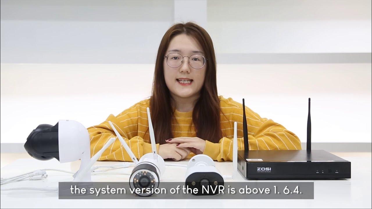 How to connect the IP Cameras to the NVR? ZOSI Security Camera YouTube