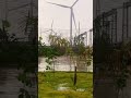 Rain adds beauty to windfarm