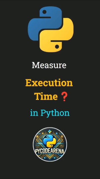 ⏳ Python Run Time | Measure Execution Time of Any Function🚀 #python # ...