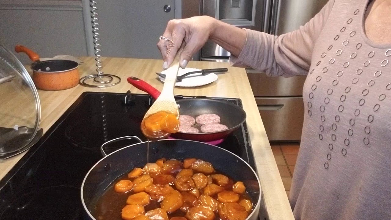 Candied yams completed - YouTube