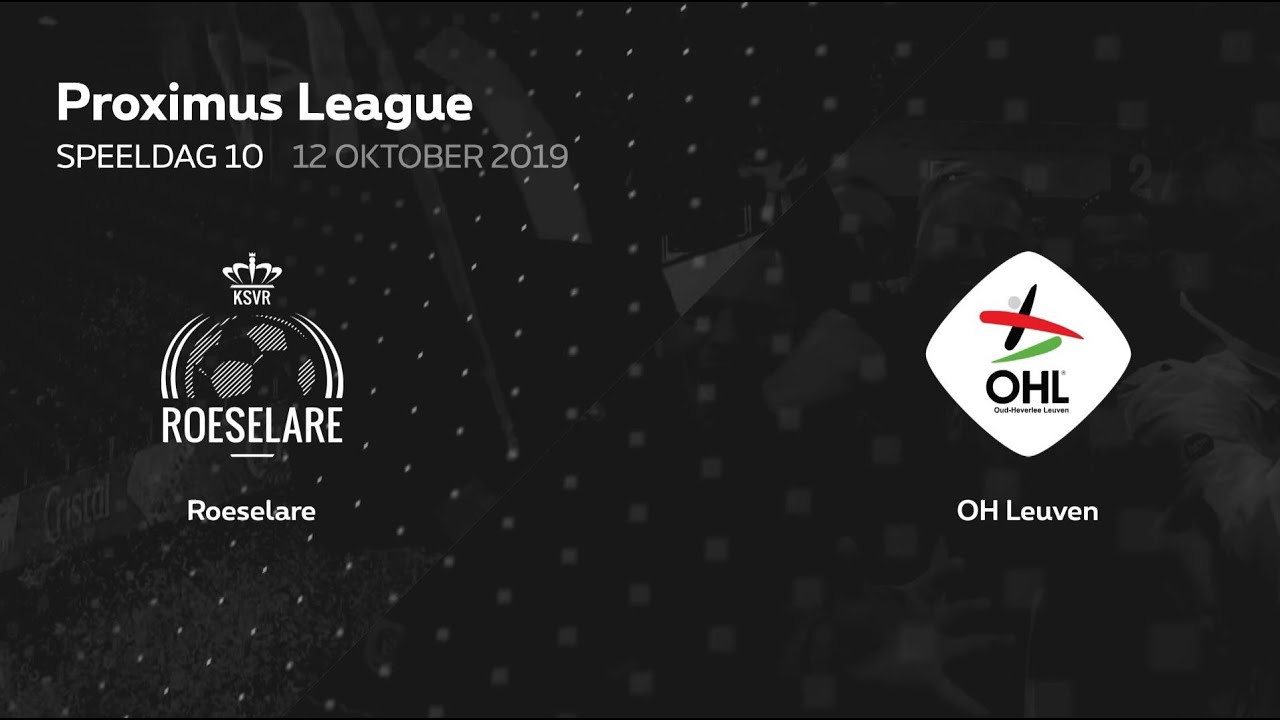Highlights NL / Roeselare OH Leuven (12/10/2019) YouTube
