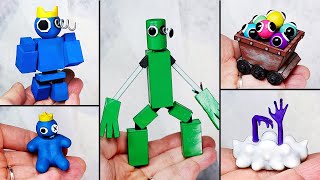 [ROBLOX] Making SECRETS RAINBOW FRIENDS CHAPTER 2 Sculptures Timelapse Robot Blue Green CART Lookies