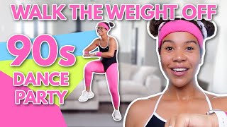 Indoor Fat Burning Walking Workout 90s Theme Dance Party | Enjoy Weightloss! | growwithjo Thumb