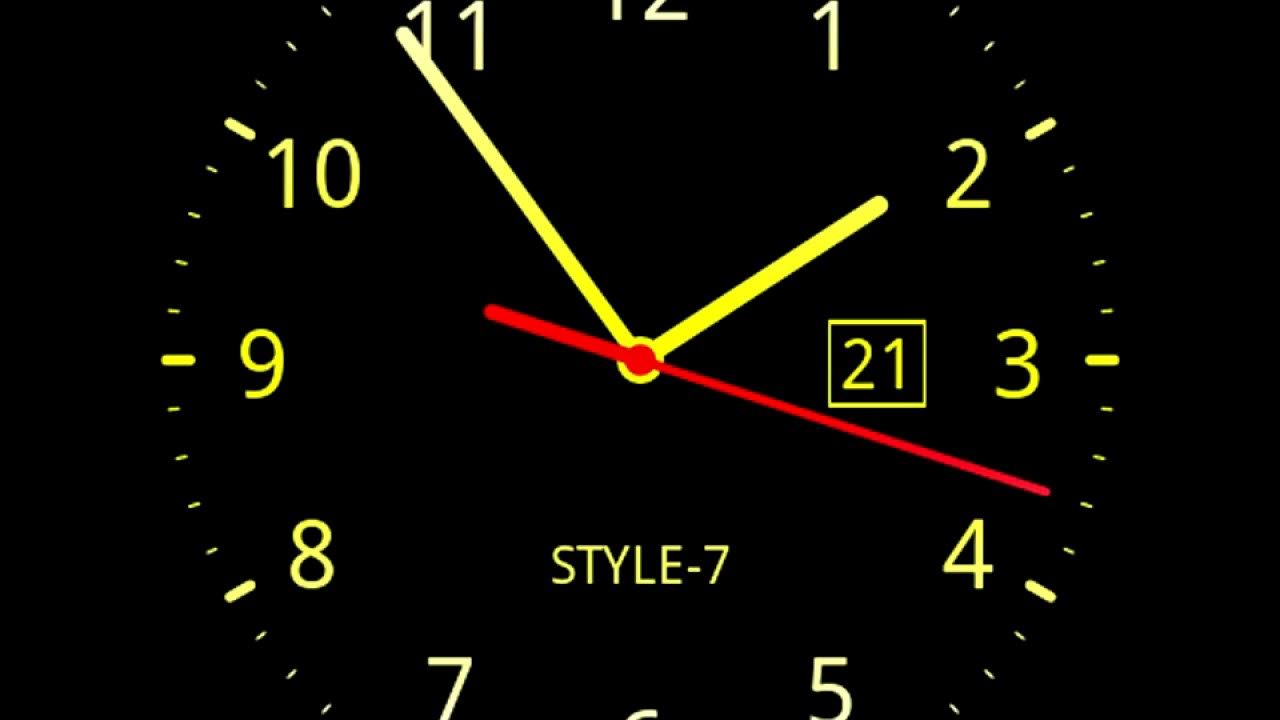 Как поставить на часах фото заставку Ticking Clock Free Ringtone Downloads - YouTube