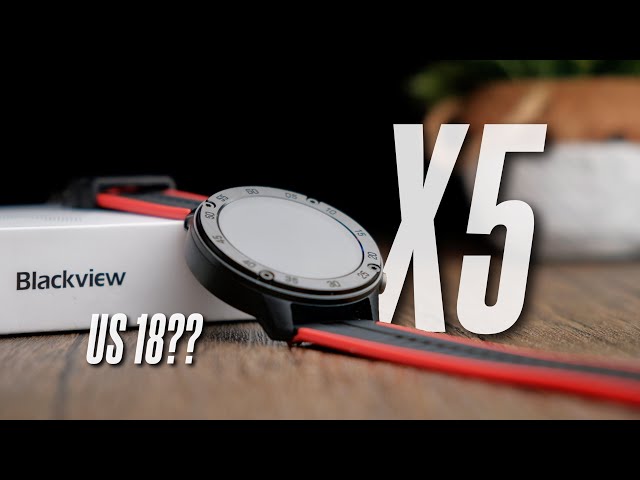 Blackview X5 Smart Watch is a Budget, Functional, Solid Watch! 