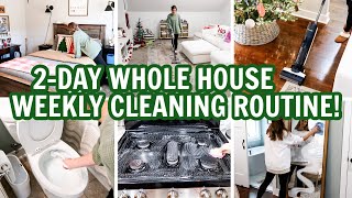 WHOLE HOUSE WEEKLY CLEANING ROUTINE! | MOTIVATIONAL CLEANING VIDEO! | EXTREME CLEAN WITH ME by Amy Darley 53,451 views 4 months ago 35 minutes