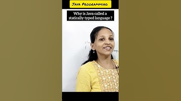 Why is Java called a statically typed language? #shorts