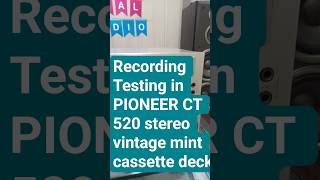 sold Recording in Pre recorded cassette from CD player in PIONEER CT 520 mint cassette deck