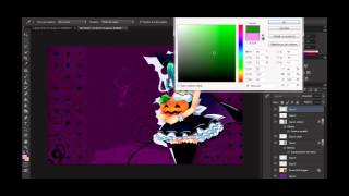 [PhotoshopCs6] Wallpaper Halloween Anime