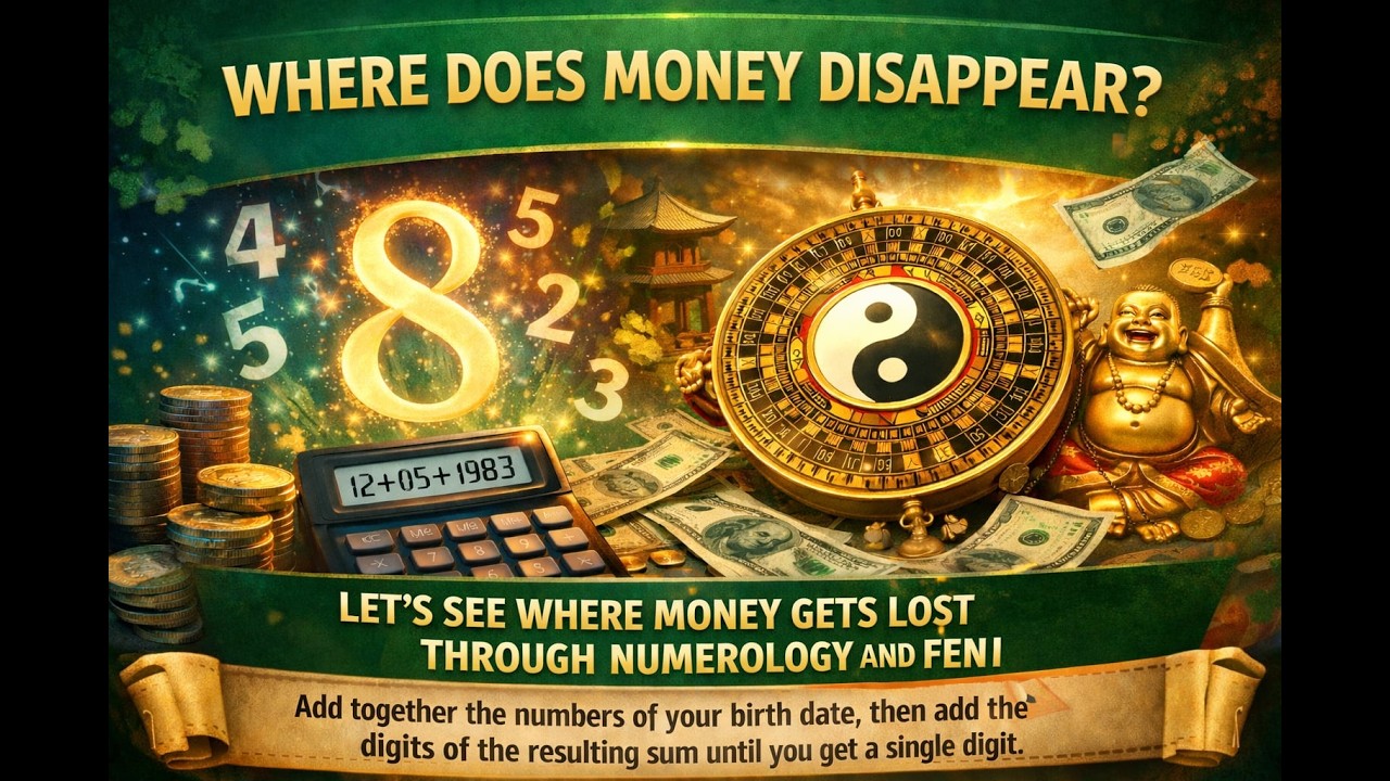 LET’S SEE WHERE MONEY GETS LOST THROUGH NUMEROLOGY AND FENG SHUI 