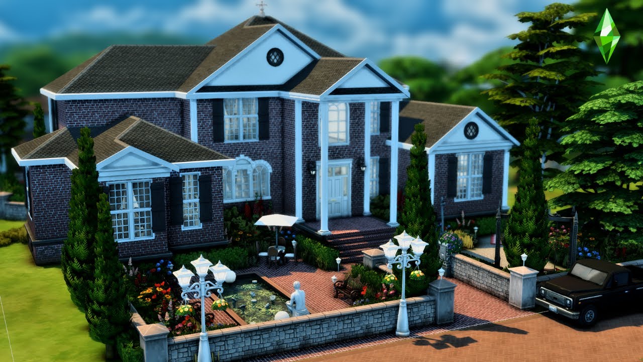 Generational Realistic Family Home || The Sims 4 Speed Build || Tray ...
