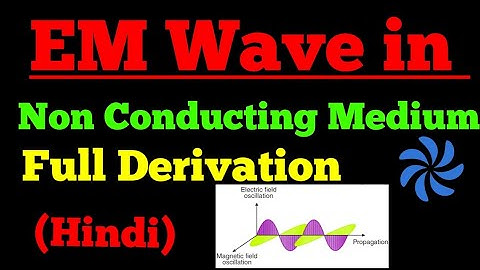 electromagnetic wave in non conducting medium