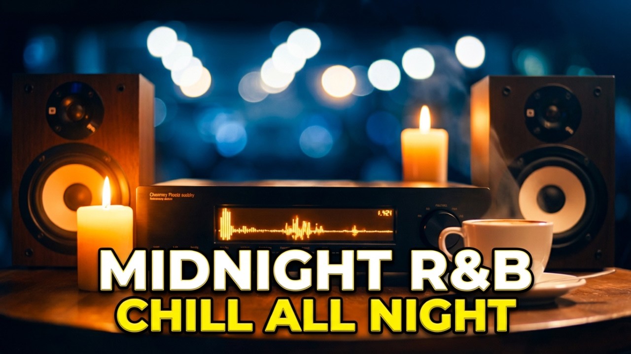 Emotional Calm R&B Instrumentals 🌙 Quiet City Night for Study Focus & Creative Thinking 🎧