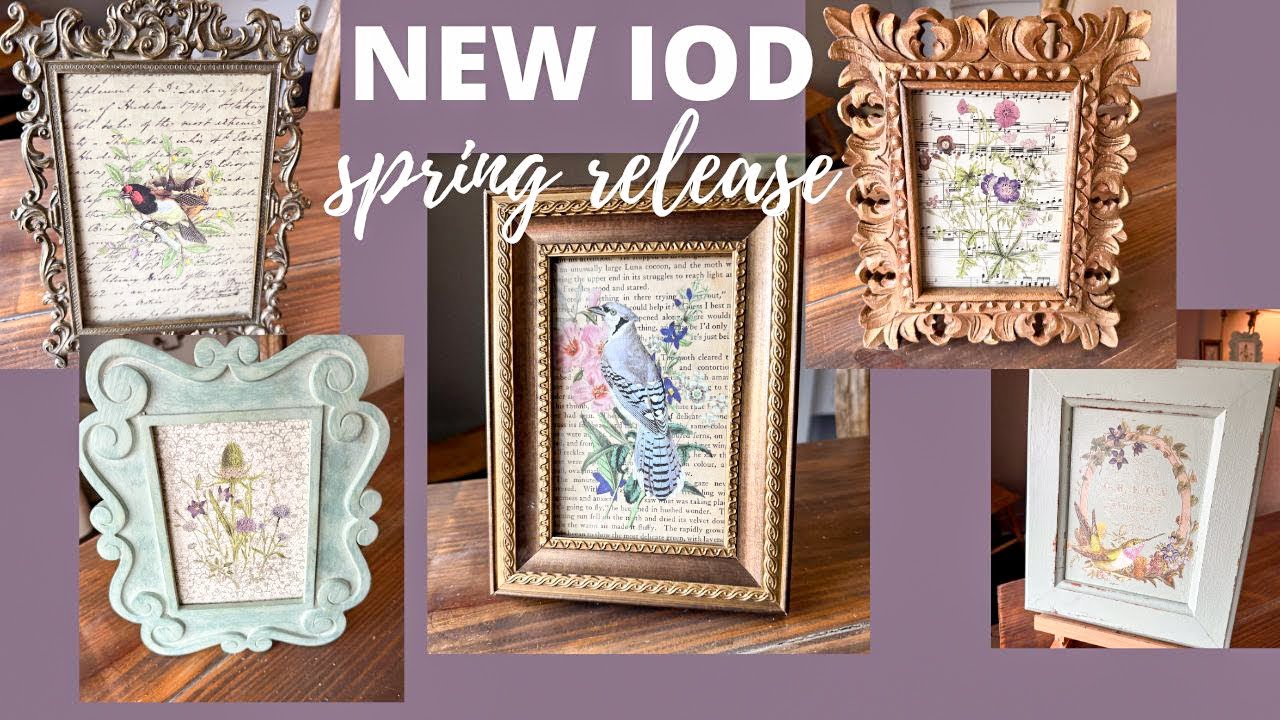 Новая весенняя коллекция IOD 2026 | Мои любимые переводные открытки и штампы