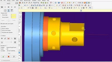 CNC Simulation for Turn-mill & Multi axis  tool path generation || MASTERCAM ||