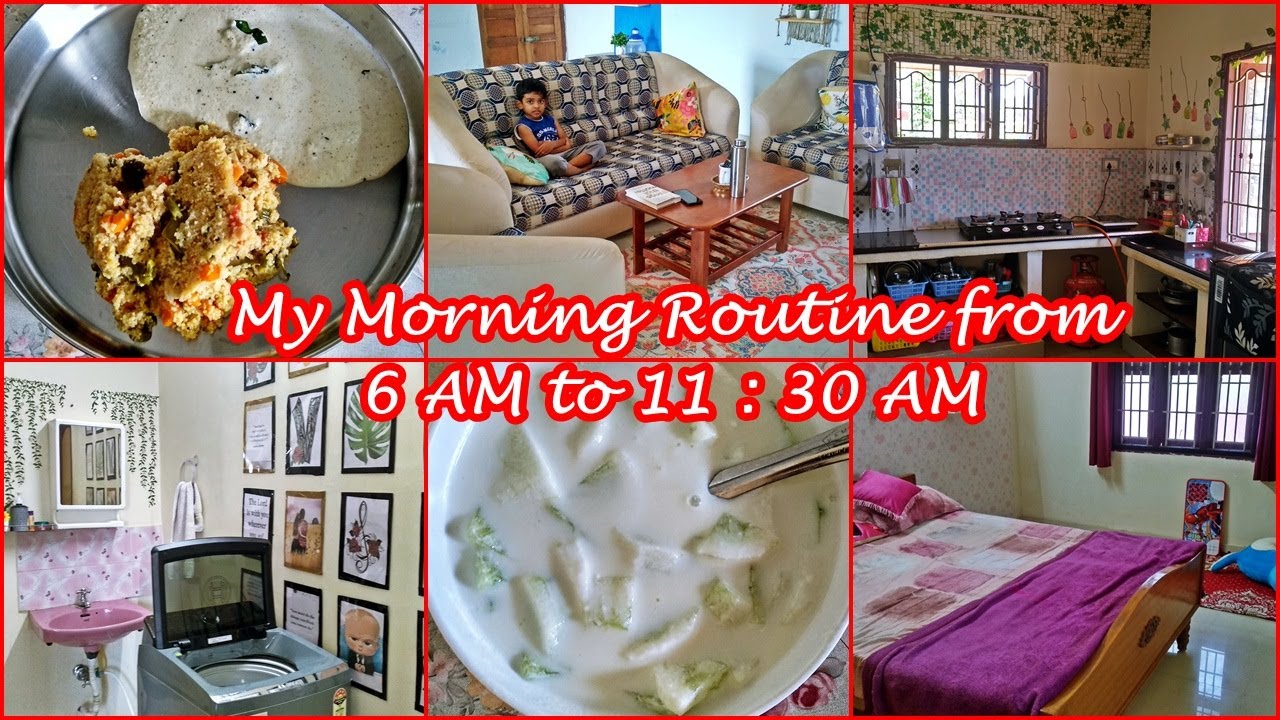 My Simple Morning Routine from 6 AM in Tamil | My Realistic, Stress Free, Productive Morning Routine