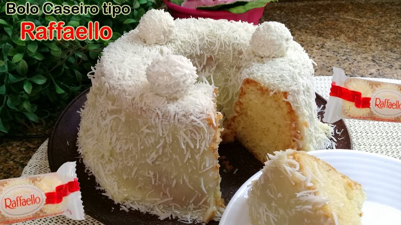 Esse bolo não tem concorrência! Bolo Caseiro tipo Raffaello - Sensacional!