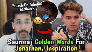 Saumraj Golden Word For Jonathan ♥️ Prime🚨  Impressed  By GodL Performance 💛😳 Admino