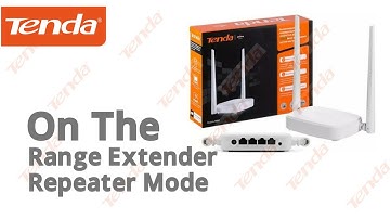 How to Configure the Range Extender Repeater Mode on the Tenda Router