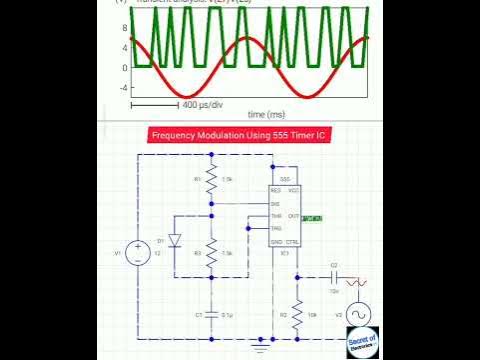 How to make Frequency Modulation Circuit using 555 Timer IC - YouTube