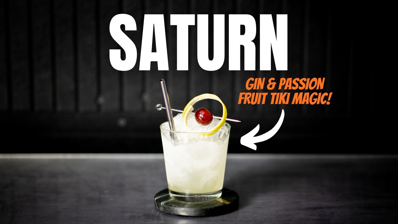 SATURN: The Best Gin Tiki Cocktail! 🪐 - YouTube