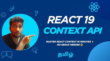 React Context API Full Course (2025) ⚡ | Master State Management Step-by-Step | Tamil