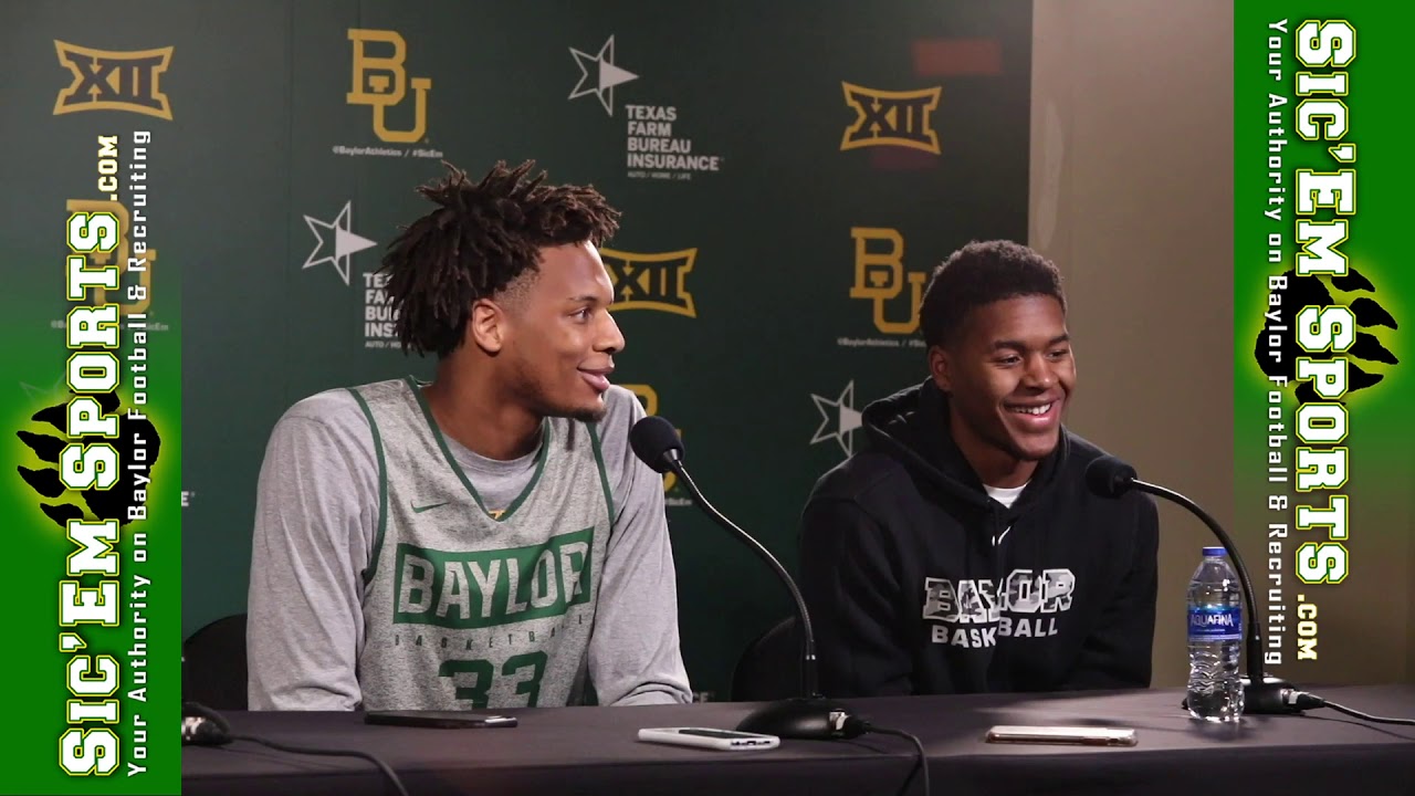 Freddie Gillespie, Jared Butler before TCU 1/31/2020 - YouTube