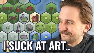 I made some new art for my Minimalist Villager Builder