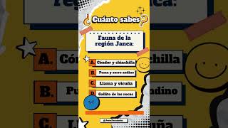 REGIONES NATURALES DEL PERÚ #quizgeografía
