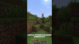 Subtle Foreshadowing in Minecraft  #minecraft #gaming #memes #funny #subtleforeshadowing