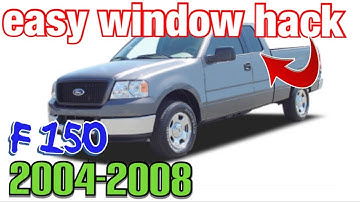 Ford F-150 window problem